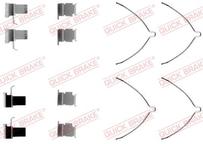 Accessory Kit, disc brake pad QUICK BRAKE 109-1261