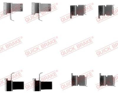 Accessory Kit, disc brake pad QUICK BRAKE 109-1262
