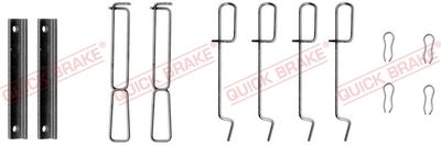 Accessory Kit, disc brake pad QUICK BRAKE 109-1265