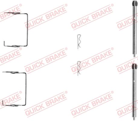 QUICK BRAKE 109-1267 Accessory Kit, disc brake pad