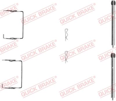 Accessory Kit, disc brake pad QUICK BRAKE 109-1267