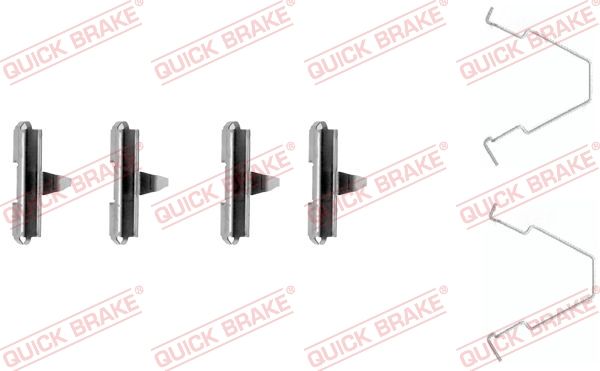QUICK BRAKE 109-1270 Accessory Kit, disc brake pad