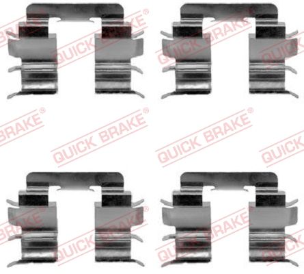 QUICK BRAKE 109-1272 Accessory Kit, disc brake pad