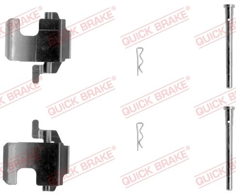 QUICK BRAKE 109-1273 Accessory Kit, disc brake pad