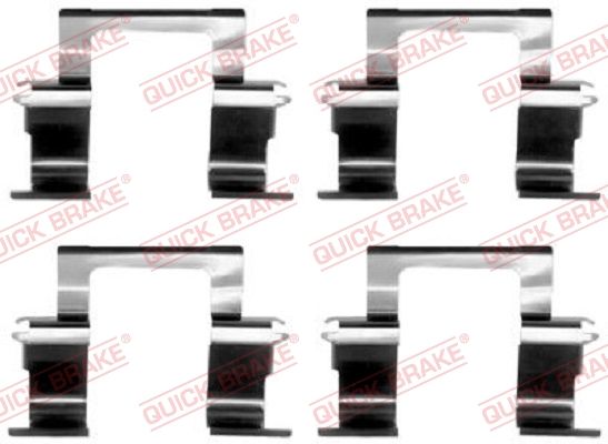 QUICK BRAKE 109-1274 Accessory Kit, disc brake pad