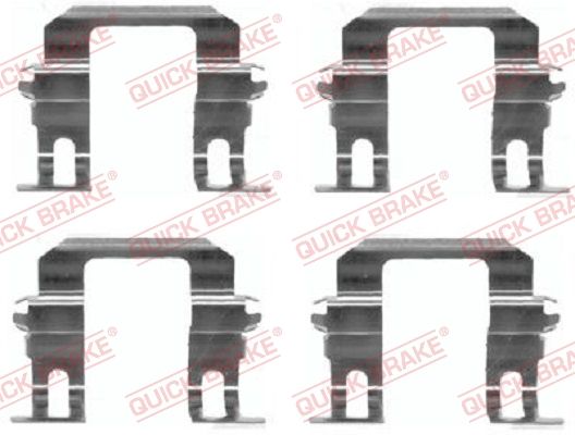 QUICK BRAKE 109-1275 Accessory Kit, disc brake pad