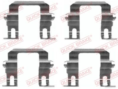 Accessory Kit, disc brake pad QUICK BRAKE 109-1275