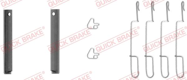 QUICK BRAKE 109-1280 Accessory Kit, disc brake pad