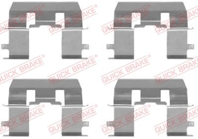 Accessory Kit, disc brake pad QUICK BRAKE 109-1281