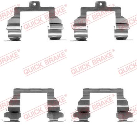 QUICK BRAKE 109-1291 Accessory Kit, disc brake pad