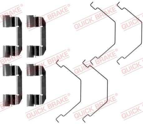 QUICK BRAKE 109-1292 Accessory Kit, disc brake pad