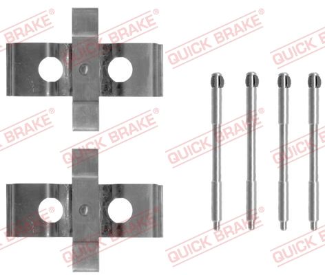 QUICK BRAKE 109-1296 Accessory Kit, disc brake pad