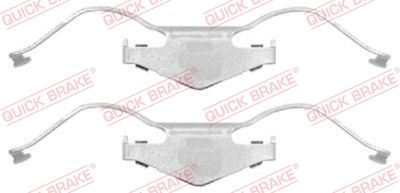 Accessory Kit, disc brake pad QUICK BRAKE 109-1297