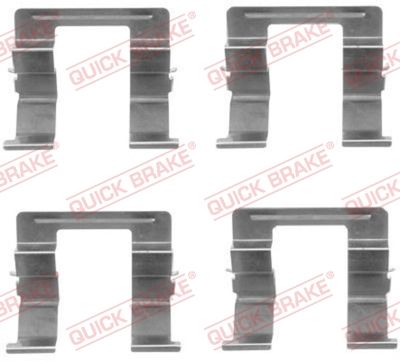 Accessory Kit, disc brake pad QUICK BRAKE 109-1605