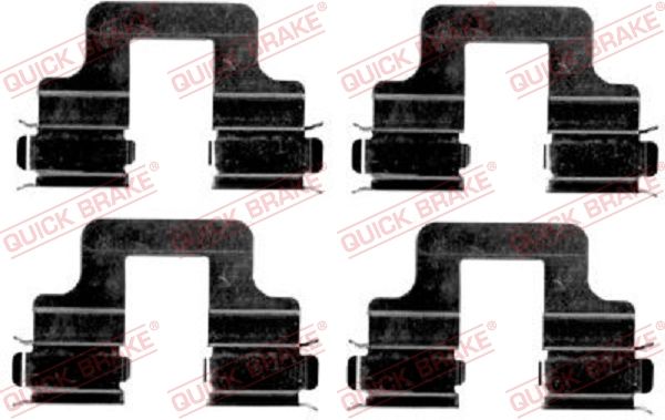 QUICK BRAKE 109-1606 Accessory Kit, disc brake pad