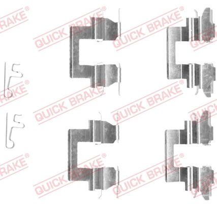 QUICK BRAKE 109-1608 Accessory Kit, disc brake pad