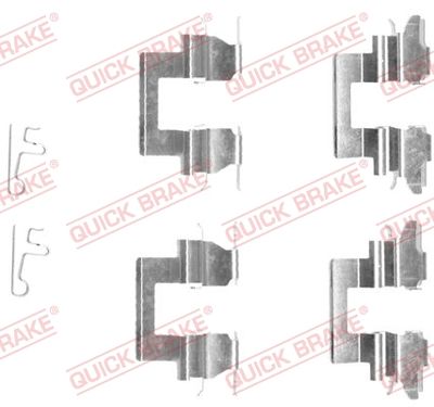 Accessory Kit, disc brake pad QUICK BRAKE 109-1608