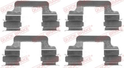 Accessory Kit, disc brake pad QUICK BRAKE 109-1610