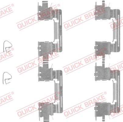 QUICK BRAKE 109-1613 Accessory Kit, disc brake pad