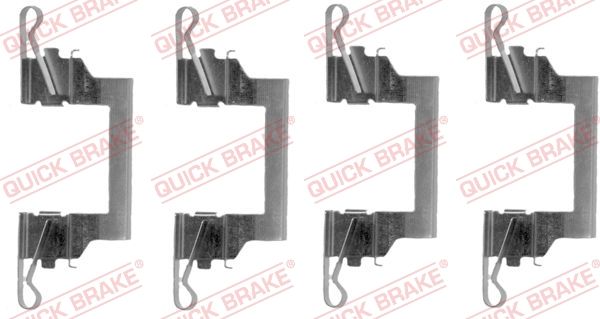 QUICK BRAKE 109-1614 Accessory Kit, disc brake pad