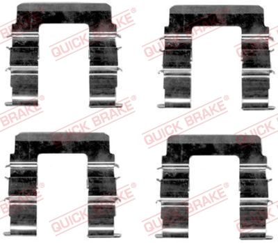 Accessory Kit, disc brake pad QUICK BRAKE 109-1615