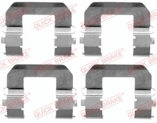 QUICK BRAKE 109-1617 Accessory Kit, disc brake pad