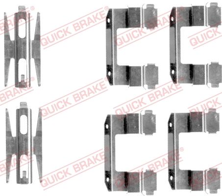 QUICK BRAKE 109-1618 Accessory Kit, disc brake pad