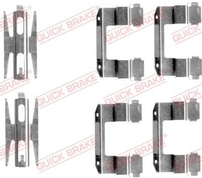 Accessory Kit, disc brake pad QUICK BRAKE 109-1618