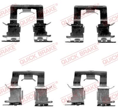 Accessory Kit, disc brake pad QUICK BRAKE 109-1620