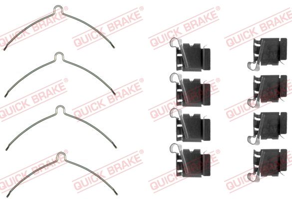 QUICK BRAKE 109-1622 Accessory Kit, disc brake pad