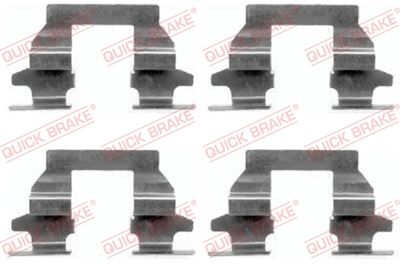 Accessory Kit, disc brake pad QUICK BRAKE 109-1625