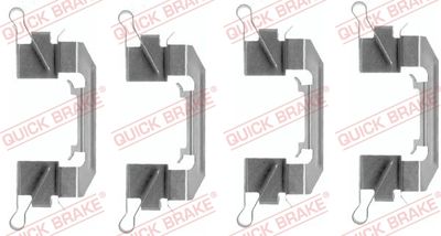 Accessory Kit, disc brake pad QUICK BRAKE 109-1626