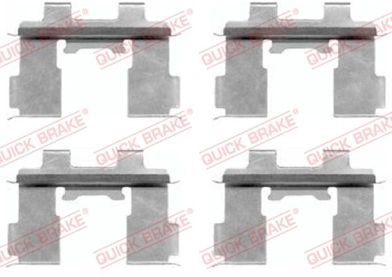 QUICK BRAKE 109-1630 Accessory Kit, disc brake pad