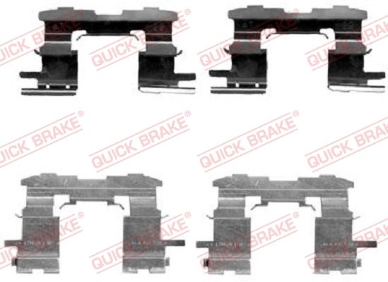 QUICK BRAKE 109-1631 Accessory Kit, disc brake pad