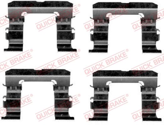 QUICK BRAKE 109-1632 Accessory Kit, disc brake pad