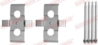 Accessory Kit, disc brake pad QUICK BRAKE 109-1635