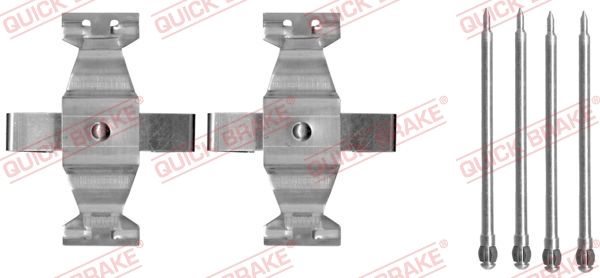 QUICK BRAKE 109-1636 Accessory Kit, disc brake pad