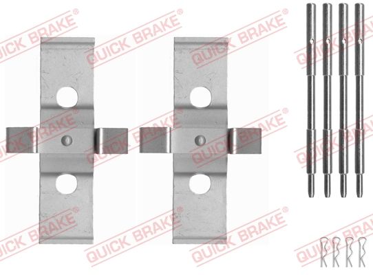 QUICK BRAKE 109-1637 Accessory Kit, disc brake pad