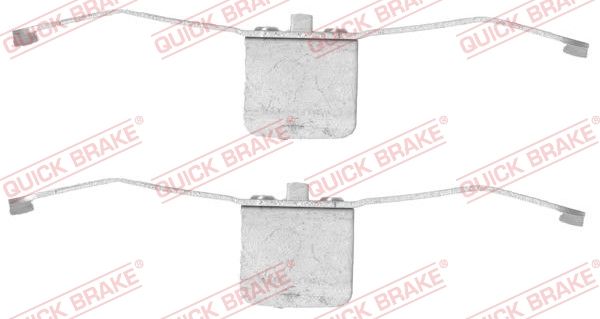 QUICK BRAKE 109-1639 Accessory Kit, disc brake pad