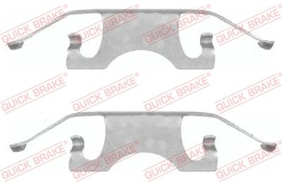 Accessory Kit, disc brake pad QUICK BRAKE 109-1640