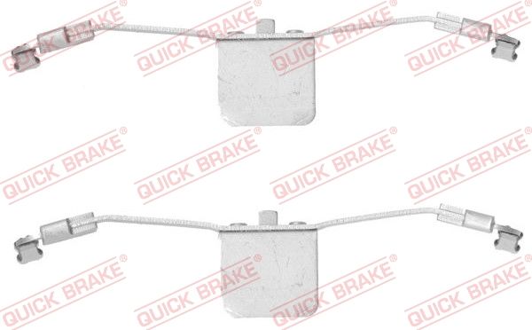 QUICK BRAKE 109-1641 Accessory Kit, disc brake pad