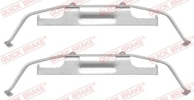 Accessory Kit, disc brake pad QUICK BRAKE 109-1642