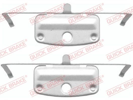 QUICK BRAKE 109-1644 Accessory Kit, disc brake pad