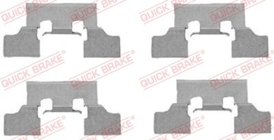 Accessory Kit, disc brake pad QUICK BRAKE 109-1647