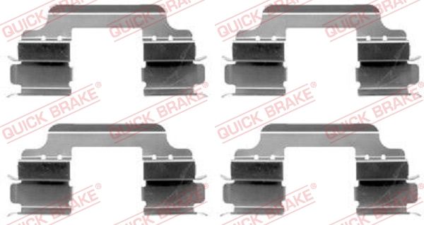 QUICK BRAKE 109-1648 Accessory Kit, disc brake pad