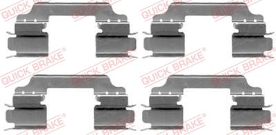 Accessory Kit, disc brake pad QUICK BRAKE 109-1649