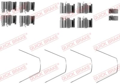 Accessory Kit, disc brake pad QUICK BRAKE 109-1651