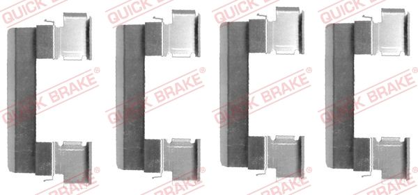 QUICK BRAKE 109-1655 Accessory Kit, disc brake pad