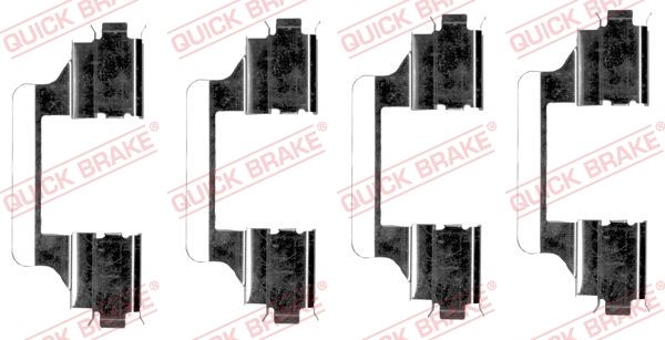 QUICK BRAKE 109-1656 Accessory Kit, disc brake pad