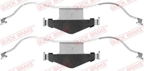 QUICK BRAKE 109-1659 Accessory Kit, disc brake pad